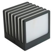 Светильник садово-парковый Feron DH0605, на стену, GX53 230V, черный 51335