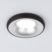 Встраиваемый светильник Elektrostandard 118 MR16 серебро/черный a053349