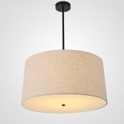 Подвесной Светильник Rh Round Linen Shade Pendant By Imperiumloft