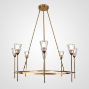 Люстра На Штанге Torche De Verre Round Chandelier 8 By Imperiumloft