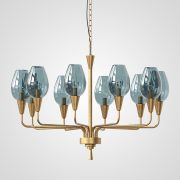 Подвесная Дизайнерская Люстра Viola 10 Синий By Imperiumloft