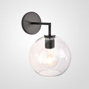 Бра Rh Utilitaire Globe Shade Single Sconce Black By Imperiumloft