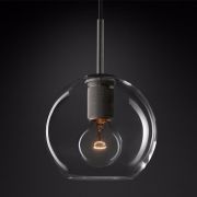 Подвесной Светильник Rh Utilitaire Globe Pendant Black By Imperiumloft