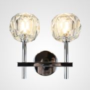 Бра  Boule De Cristal Double Sconce Chrome By Imperiumloft
