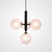 Подвесной Светильник Raffin 4 Transparent Black By Imperiumloft