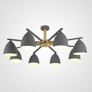 Потолочная Люстра Noa 8 Gray By Imperiumloft