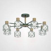 Потолочная Люстра Corf B3 Green 8 Lamps By Imperiumloft