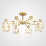 Потолочная Люстра Corf B3 Yellow 8 Lamps By Imperiumloft