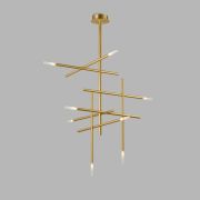 Люстра На Штанге Traverse H105 Gold By Imperiumloft