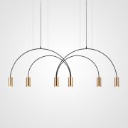 Подвесной Светильник Arc 6 Gold By Imperiumloft