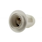 Патрон Е14-ППК пластиковый с прижимным кольцом IN HOME