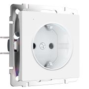 Розетка с подсветкой W (белый матовый) W1171461