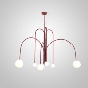 Потолочная Люстра Day L6 D130 Red By Imperiumloft