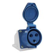 Розетка 123 стац. ОУ 2Р+PE 32А 220В IP44