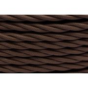 Провод ретро 2х2.5 матов. корич. (уп.20м) Bironi B1-425-72-20