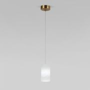 Подвесной светильник с плафоном из испанского алебастра 304052 алебастр / латунь