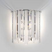 Настенный светильник с хрусталем 101011 хром