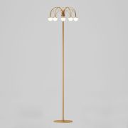 Напольный светодиодный светильник с регулировкой цветовой температуры Ragno 90194 золото