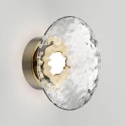 Настенный светильник с прозрачным стеклянным плафоном 50389/1 LED латунь