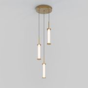 Подвесной светодиодный светильник 50386/3 LED латунь