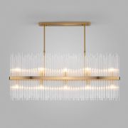 Умная подвесная люстра со стеклянным рассеивателем 486/10