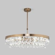 Умная потолочная люстра с хрусталем 60165/6 латунь