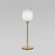 Настольный светильник со стеклянным плафоном 01161/1 латунь