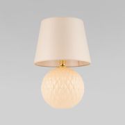 Настольный светильник с тканевым абажуром 5591 Santana Ecru