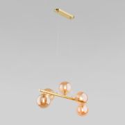 Подвесной светильник со стеклянными плафонами 4549 Estera Gold