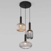 Подвесной светильник со стеклянными плафонами 50183/3 черный