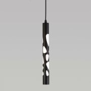 Подвесной светодиодный светильник DLR037 12W 4200K черный матовый