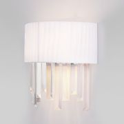 Бра с абажуром 10122/2 хром