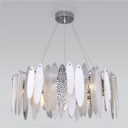 Умная подвесная люстра с фактурным стеклом 324/10