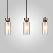 Подвесной светильник со стеклянными плафонами 50115/3 черный