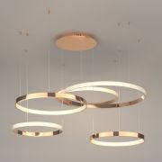 Подвесной светодиодный светильник с пультом управления 90175/5 медный