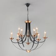 Подвесная люстра в стиле лофт 60098/9 черный