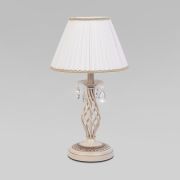 Настольная лампа в классическом стиле 10054/1 белый с золотом