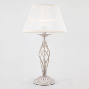 Настольная лампа 01002/1 белый с золотом