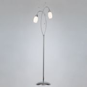 Торшер со стеклянными плафонами 22080/2F хром