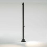 Светильник садово-парковый светодиодный поворотный Rone черный 35175/F черный