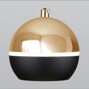 Подвесной светодиодный светильник DLS023 9W 4200K черный/золото