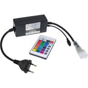 Контроллер для гибкого неона RGB LS001 220V 5050 с ПДУ (ИК) IP20 LSC 011