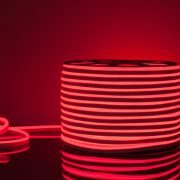 Светодиодный гибкий неон 220 В 9.6 Вт/м 120 Led/м 2835 IP67, односторонний красный, 50 м Гибкий неон 220V 9,6W 120Led 2835 IP67 односторонний красный, 50м