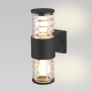 Настенный уличный светильник 1407 Techno черный IP54 1407 Techno черный