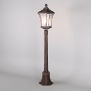 Уличный светильник на столбе Virgo F капучино IP44 GLXT-1450F капучино