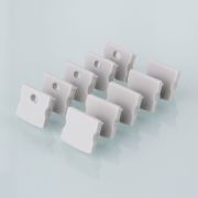 Комплект заглушек для накладного алюминиевого профиля светодиодной ленты (10 пар) ZLL-2-ALP001-R