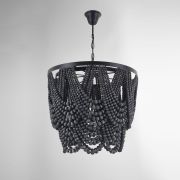 Подвесная люстра Amelia Wood Bead Chandelier