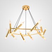 Подвесная люстра JONATHAN BROWNING Le Pentagone Chandelier 20 Light