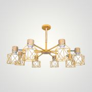 Потолочная люстра CORF B3 Yellow 8 lamps