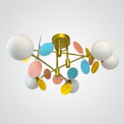 Потолочная люстра Light of MATISSE B D80 Gold Multicolor